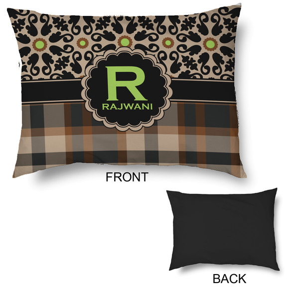 Moroccan Mosaic & Plaid Outdoor Dog Beds - Large - APPROVAL