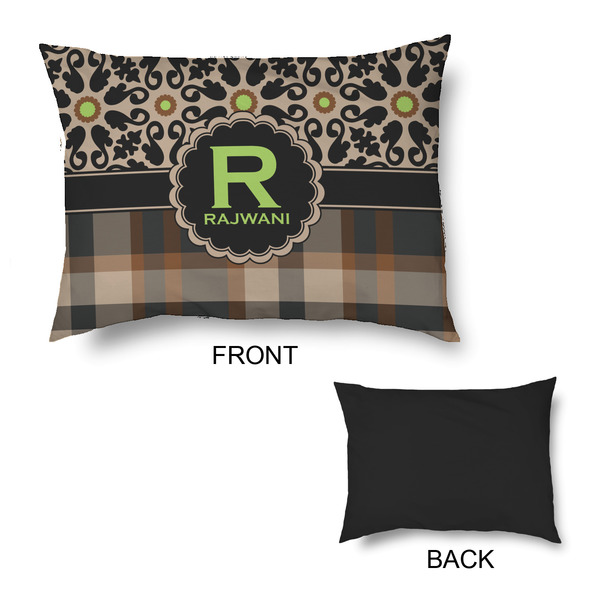 Moroccan Mosaic & Plaid Outdoor Dog Beds - Medium - APPROVAL