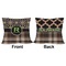 Moroccan Mosaic & Plaid Outdoor Pillow - 20x20