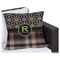 Moroccan Mosaic & Plaid Outdoor Pillow