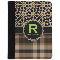 Moroccan Mosaic & Plaid Padfolio Clipboard - Small (Personalized)