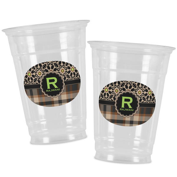 Moroccan Mosaic & Plaid Party Cups - 16oz - Alt View