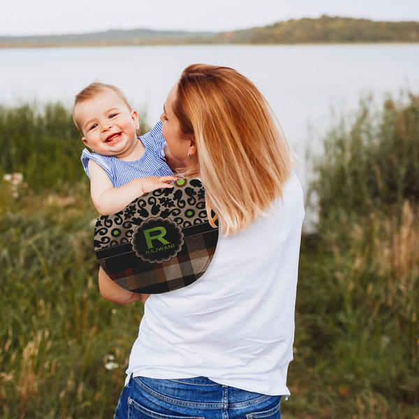 Moroccan Mosaic & Plaid Peanut Shaped Burp - Lifestyle
