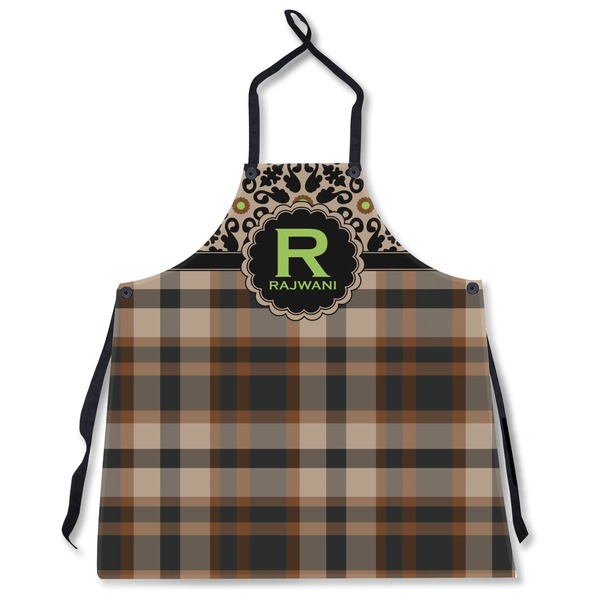 Moroccan Mosaic & Plaid Personalized Apron