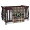 Moroccan Mosaic & Plaid Baby Blanket (Single Sided) (Personalized)