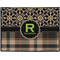 Moroccan Mosaic & Plaid Door Mat (Personalized)