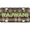 Moroccan Mosaic & Plaid Personalized Novelty Mini License Plate