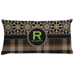 Moroccan Mosaic & Plaid Pillow Case - King (Personalized)