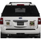 Moroccan Mosaic & Plaid Personalized Square Car Magnets on Ford Explorer
