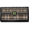 Moroccan Mosaic & Plaid Personalzied Checkbook Cover