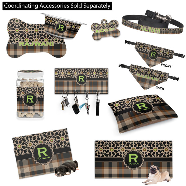 Moroccan Mosaic & Plaid Customized Pet Accessories