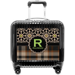 Moroccan Mosaic & Plaid Pilot / Flight Suitcase (Personalized)