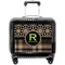 Moroccan Mosaic & Plaid Pilot Bag Luggage with Wheels