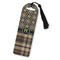 Moroccan Mosaic & Plaid Plastic Bookmarks - Front