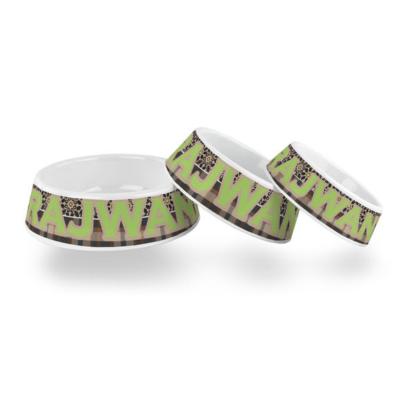 Moroccan Mosaic & Plaid Plastic Pet Bowls - PARENT MAIN