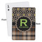 Moroccan Mosaic & Plaid Playing Cards - Approval