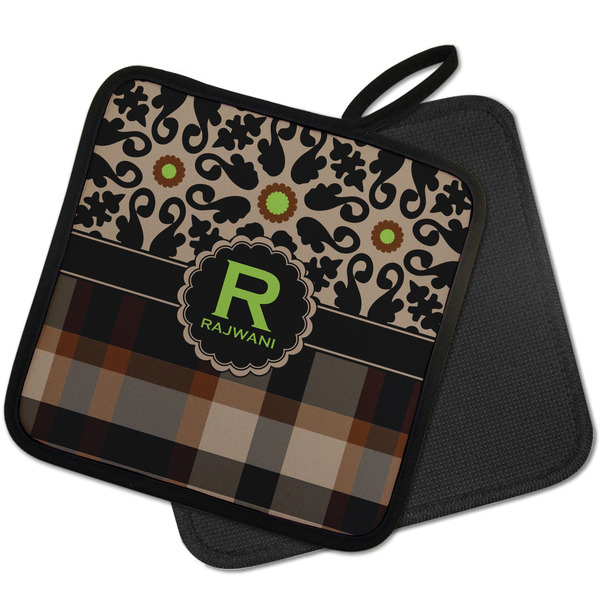 Moroccan Mosaic & Plaid Pot Holders - PARENT MAIN