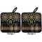 Moroccan Mosaic & Plaid Pot Holders - Set of 2 APPROVAL