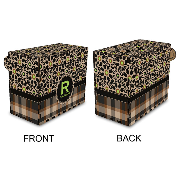 Moroccan Mosaic & Plaid Recipe Box - Full Color - Approval