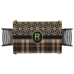 Moroccan Mosaic & Plaid Tablecloth - 58"x58" (Personalized)