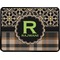 Moroccan Mosaic & Plaid Rectangular Trailer Hitch Cover (Personalized)