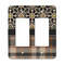 Moroccan Mosaic & Plaid Rocker Light Switch Covers - Double - MAIN