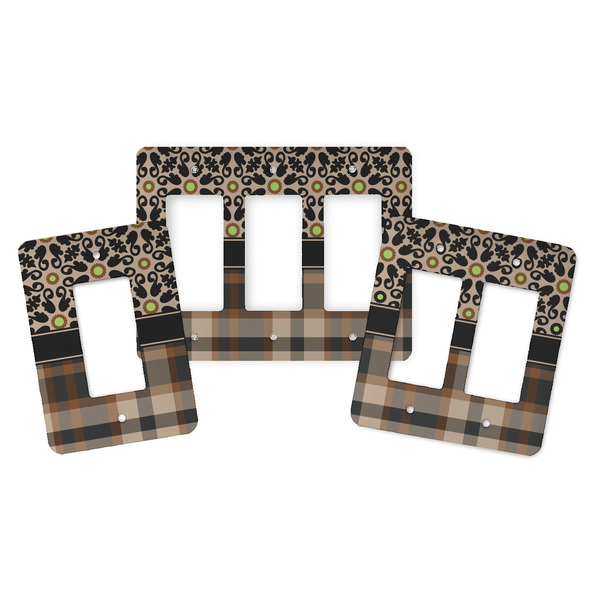 Moroccan Mosaic & Plaid Rocker Light Switch Covers - Parent - ALL VARIATIONS