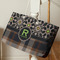 Moroccan Mosaic & Plaid Large Rope Tote - Life Style