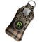 Moroccan Mosaic & Plaid Sanitizer Holder Keychain - Large in Case