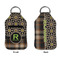 Moroccan Mosaic & Plaid Sanitizer Holder Keychain - Small APPROVAL (Flat)