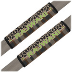 Moroccan Mosaic & Plaid Seat Belt Covers (Set of 2) (Personalized)