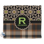 Moroccan Mosaic & Plaid Security Blanket - Single Sided (Personalized)