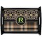 Moroccan Mosaic & Plaid Wooden Tray (Personalized)