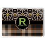 Moroccan Mosaic & Plaid Serving Tray (Personalized)