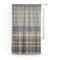 Moroccan Mosaic & Plaid Sheer Curtain With Window and Rod