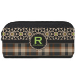 Moroccan Mosaic & Plaid Shoe Bag (Personalized)