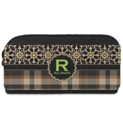 Moroccan Mosaic & Plaid Shoe Bag (Personalized)