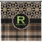 Moroccan Mosaic & Plaid Shower Curtain (Personalized)
