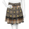 Moroccan Mosaic & Plaid Skater Skirt - Front