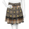 Moroccan Mosaic & Plaid Skater Skirt - Small