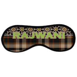 Moroccan Mosaic & Plaid Sleeping Eye Masks - Large (Personalized)