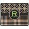 Moroccan Mosaic & Plaid Large Gaming Mouse Pad - 12.5" x 10" (Personalized)