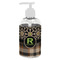 Moroccan Mosaic & Plaid Plastic Soap / Lotion Dispenser (8 oz - Small - White) (Personalized)