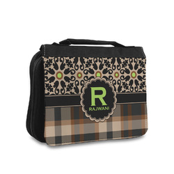Moroccan Mosaic & Plaid Toiletry Bag - Small (Personalized)