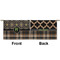 Moroccan Mosaic & Plaid Small Zipper Pouch Approval (Front and Back)