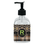 Moroccan Mosaic & Plaid Glass Soap & Lotion Bottle - Single Bottle (Personalized)