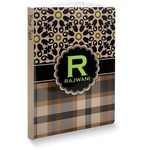 Moroccan Mosaic & Plaid Softbound Notebook - 7.25" x 10" (Personalized)