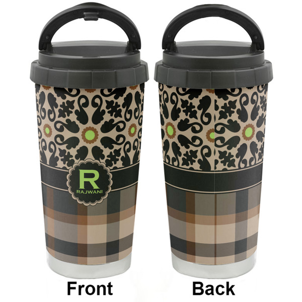 Moroccan Mosaic & Plaid Stainless Steel Travel Cup - Apvl