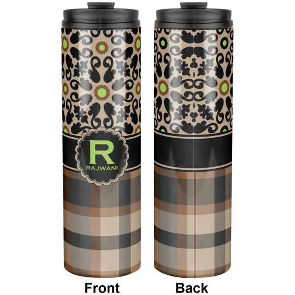 Moroccan Mosaic & Plaid Stainless Steel Tumbler 20 Oz - Approval