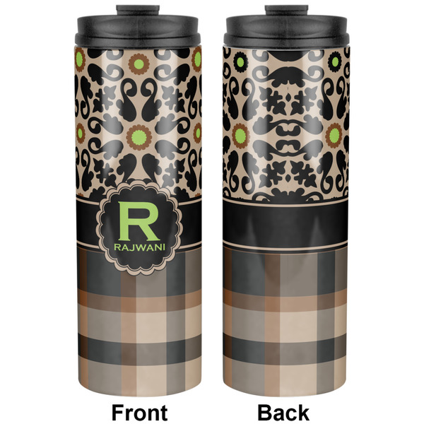 Moroccan Mosaic & Plaid Stainless Steel Tumbler - Apvl